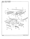 CHEST OF DRAWERS Diagram and Parts List for NT21L9FA BA74B Admiral Refrigerator