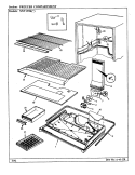 FREEZER COMPARTMENT Diagram and Parts List for NNT199K CC67A Admiral Refrigerator