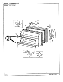 FREEZER DOOR Diagram and Parts List for NNT199K CC67A Admiral Refrigerator