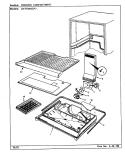 FREEZER COMPARTMENT Diagram and Parts List for GNT15M42A CF01A Admiral Refrigerator