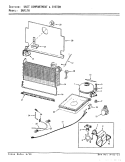 UNIT COMPARTMENT & SYSTEM Diagram and Parts List for DNF17H  Admiral Freezer