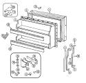 Part Location Diagram of 72342-108-AM Whirlpool PANEL, FRZ. DOOR (ALM)