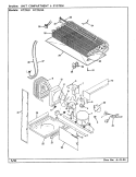 UNIT COMPARTMENT & SYSTEM Diagram and Parts List for NT23L9A BA99C Admiral Refrigerator