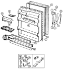 Part Location Diagram of 69454-1 Whirlpool DISCONTINUED
