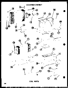 Coil Parts Diagram and Parts List for 10-2NM P54974-2R Amana Air Conditioner