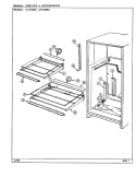 SHELVES & ACCESSORIES Diagram and Parts List for AT21M9A DD66A Admiral Refrigerator