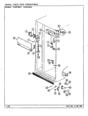 FRESH FOOD COMPARTMENT Diagram and Parts List for GS22X9DA DR36A Admiral Refrigerator