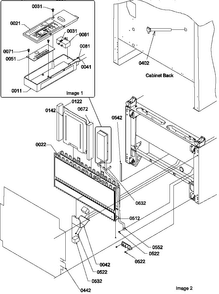 Condenser Assembly/high Voltage Box Diagram and Parts List for BBI20TL-P1199101WL  Amana Refrigerator