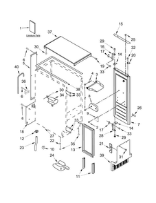 Part Location Diagram of W10541636 Whirlpool Installation instructions