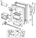 Part Location Diagram of 70025-8 Whirlpool GASKET- F.