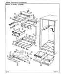 Part Location Diagram of 66813-1 Whirlpool Meat Drawer Support Rail - Left Side