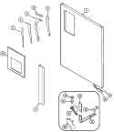 Part Location Diagram of 69862-1 Whirlpool WIRE HARNE