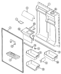 Part Location Diagram of 69458-2 Whirlpool DISCONTINUED