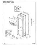Part Location Diagram of 69516-2 Whirlpool Bottom Hinge