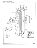 Part Location Diagram of 53709-16 Whirlpool UPPER HINGE,(CHROME)
