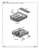 RACK Diagram and Parts List for DU7DN-48  Maytag Dishwasher