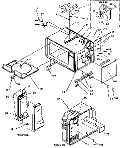 Strirer/miscellaneous Diagram and Parts List for DEFS-7EVP P4020005301 Amana Microwave