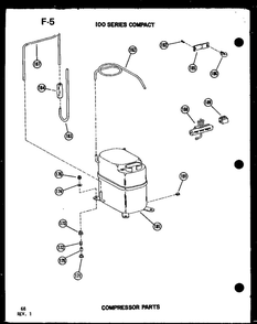 Compressor Parts Diagram and Parts List for 113-3W P54975-71R Amana Air Conditioner