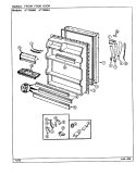 Part Location Diagram of 68017-5 Whirlpool Refrigerator Handle Insert