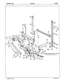 FRAME Diagram and Parts List for DU24B6R  Maytag Dishwasher