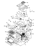 BODY Diagram and Parts List for 34FB-2CKXW  Magic Chef Range
