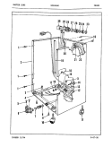 FRAME Diagram and Parts List for DC24D6A1  Maytag Dishwasher
