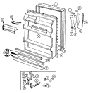 Part Location Diagram of 60602-8 Whirlpool INSERT, HANDLE