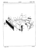 CONTROL PANEL Diagram and Parts List for DU24B8R  Maytag Dishwasher