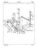 FRAME Diagram and Parts List for DU24B8R  Maytag Dishwasher