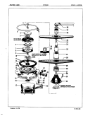 PUMP & MOTOR Diagram and Parts List for DC24B6  Maytag Dishwasher