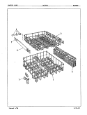 BASKET Diagram and Parts List for DC24B6  Maytag Dishwasher