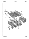 FRAME Diagram and Parts List for DC24D6A  Maytag Dishwasher