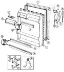 Part Location Diagram of 69443-1 Whirlpool DISCONTINUED