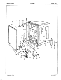 INNER TUB Diagram and Parts List for DC24B6R  Maytag Dishwasher