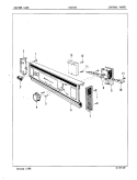 CONTROL PANEL Diagram and Parts List for DU24B2  Maytag Dishwasher