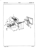 DETERGENT CUP Diagram and Parts List for DU24B2  Maytag Dishwasher