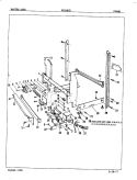 FRAME Diagram and Parts List for DU24B2R  Maytag Dishwasher