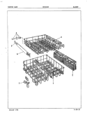 Part Location Diagram of 807692 Whirlpool Rack - lower