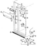 FRESH FOOD COMPARTMENT Diagram and Parts List for JRS206A  Jenn-Air Refrigerator
