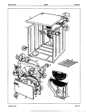 EXTERIOR (REV. A - H) Diagram and Parts List for DG20F5WW  Magic Chef Dryer
