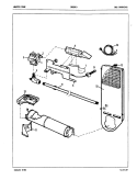 GAS CARRYING (REV. A - H) Diagram and Parts List for DG20F5AM  Magic Chef Dryer