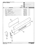 CONTROL PANEL Diagram and Parts List for 31FS-11KLX-ON  Magic Chef Range