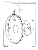 HEATER Diagram and Parts List for DE26D6A  Admiral Dryer