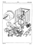 Part Location Diagram of 53-0175 Whirlpool USE WPL LA-1054