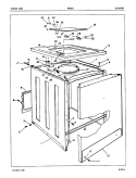 EXTERIOR (REV. A - D) Diagram and Parts List for GW18F1H  Maytag Washer