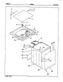 EXTERIOR (REV. K) Diagram and Parts List for AW20K3W  Admiral Washer
