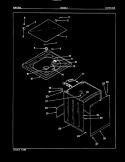 Part Location Diagram of 35-2106-25 Whirlpool Cabinet assy. (hw)