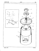TUB Diagram and Parts List for W25D6W  Admiral Washer