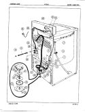 WATER CARRYING Diagram and Parts List for W25D6W  Admiral Washer