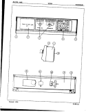CONTROL PANEL Diagram and Parts List for W25D6W  Admiral Washer